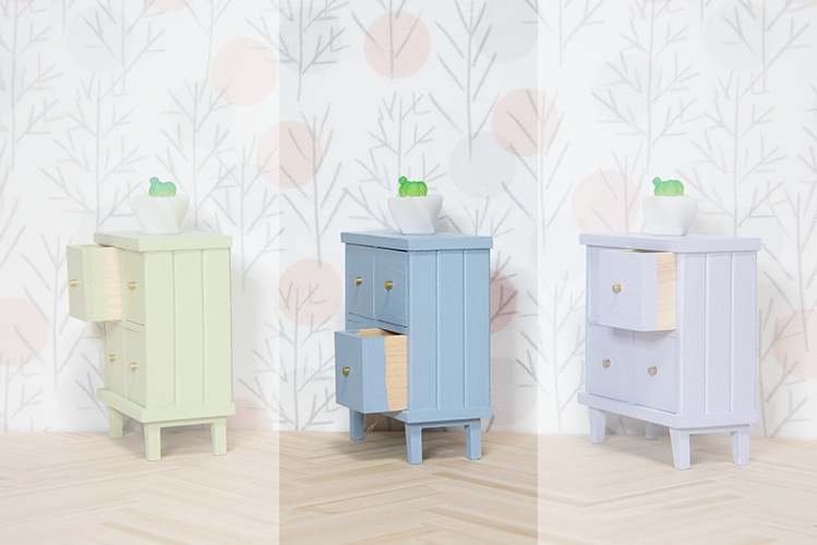 ドロワーチェスト【スカイブルー】