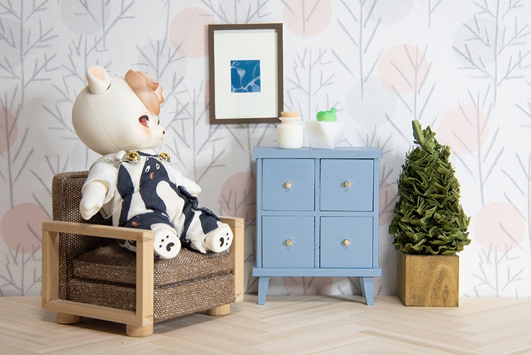 ドロワーチェスト【スカイブルー】