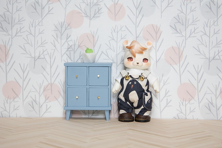 ドロワーチェスト【スカイブルー】