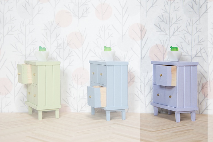 ドロワーチェスト【ラベンダー】