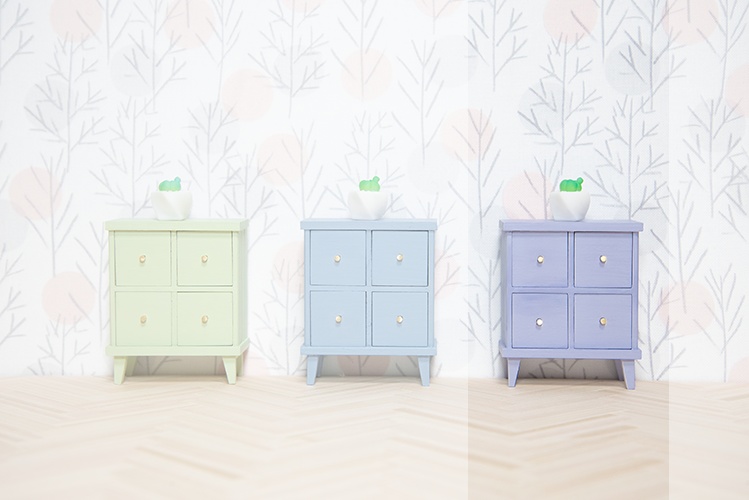 ドロワーチェスト【ラベンダー】