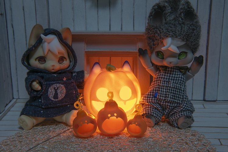 ハロウィン☆のポコかぼちゃセット*オレンジ色*