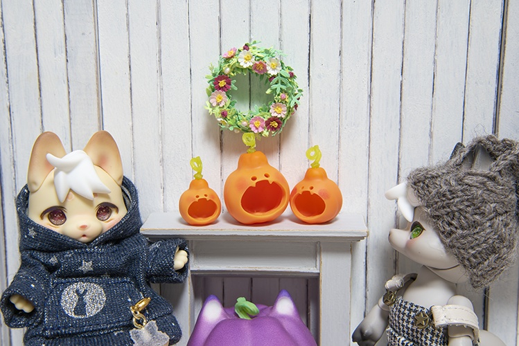 ハロウィン☆のポコかぼちゃセット*オレンジ色*