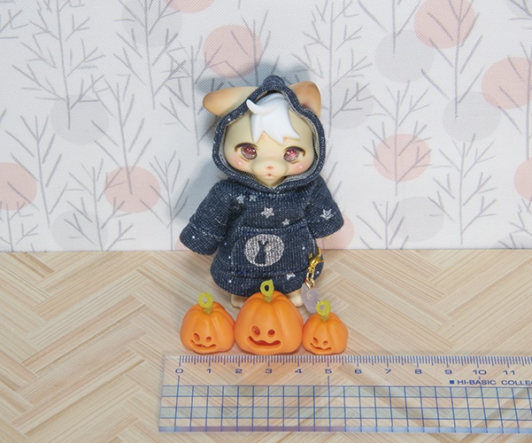 ハロウィン☆の赤ちゃんかぼちゃセット＊オレンジ色＊