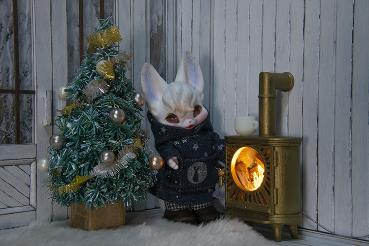 まあるい窓の薪ストーブ*アンティークゴールド*