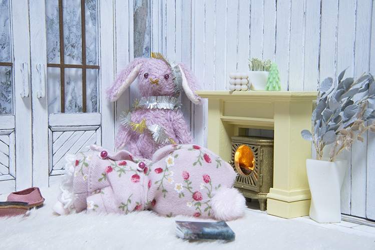 まあるい窓の薪ストーブmini*アンティークゴールド*