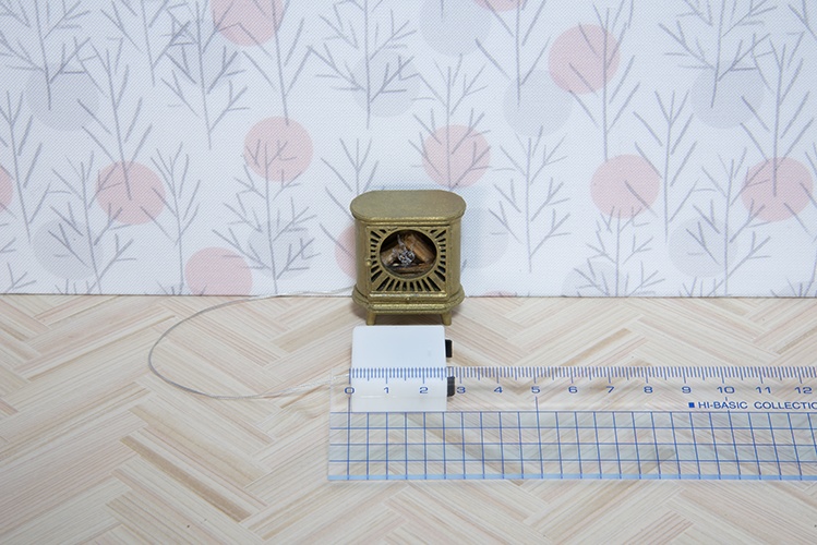 まあるい窓の薪ストーブmini*アンティークゴールド*