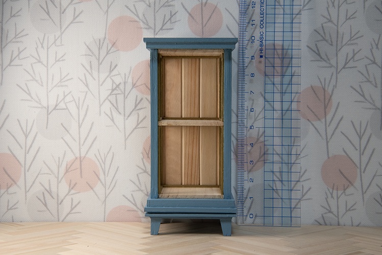 こもれびキャビネットmini*ブルー*