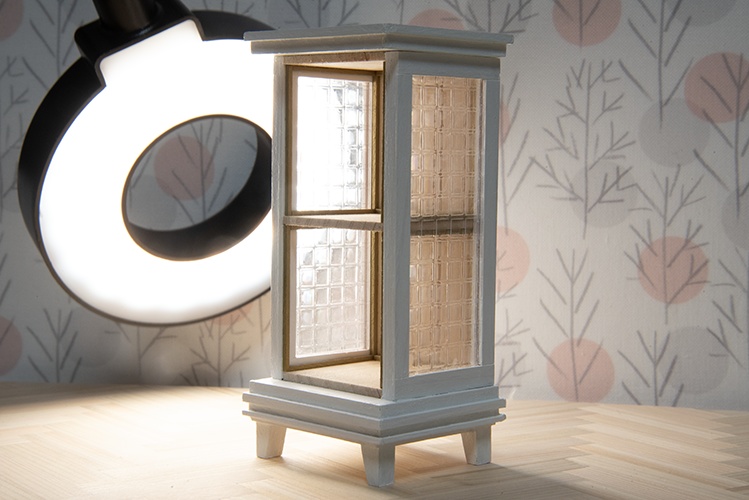 こもれびキャビネットmini*ホワイト*