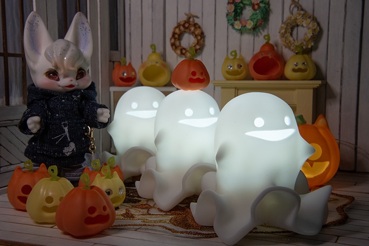 ハロウィンのおばけランプ