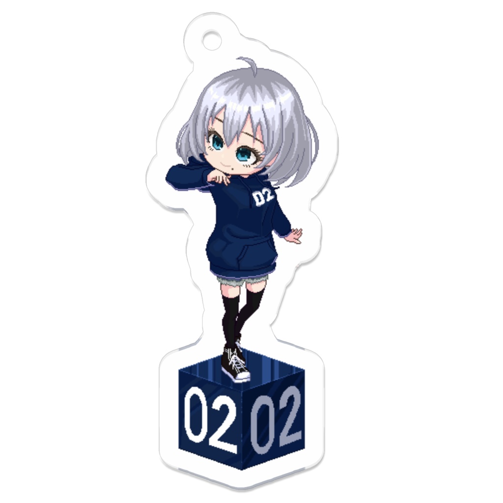 .V-Cube : 22.二条城にのまる【アクリルキーホルダー/コーティング有り】