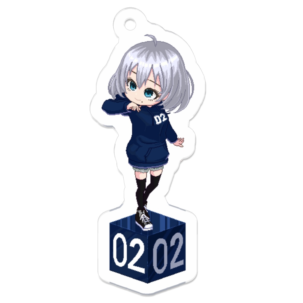 .V-Cube : 22.二条城にのまる【アクリルキーホルダー/コーティング無し】