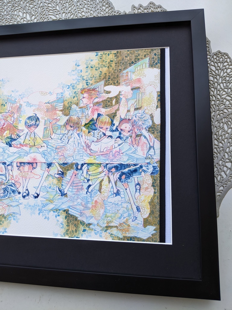 【水彩原画】少年読書会【~1/4】