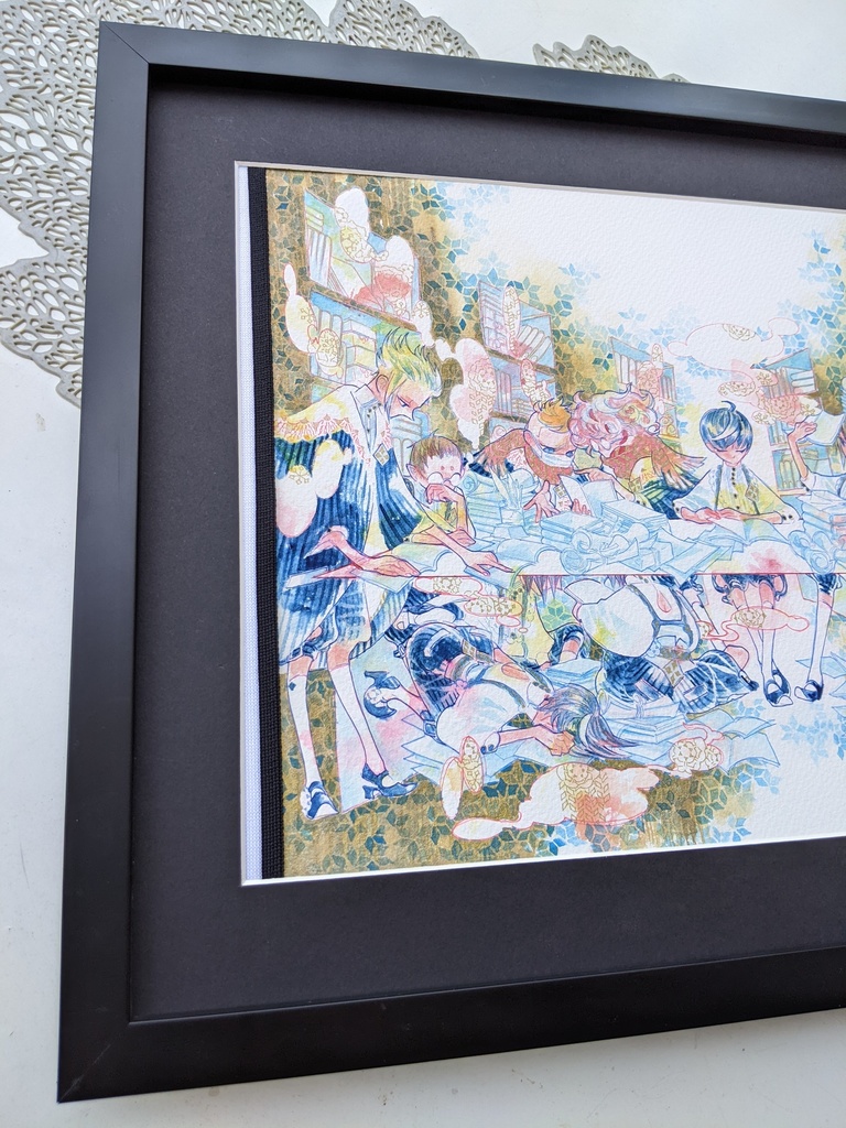 【水彩原画】少年読書会【~1/4】