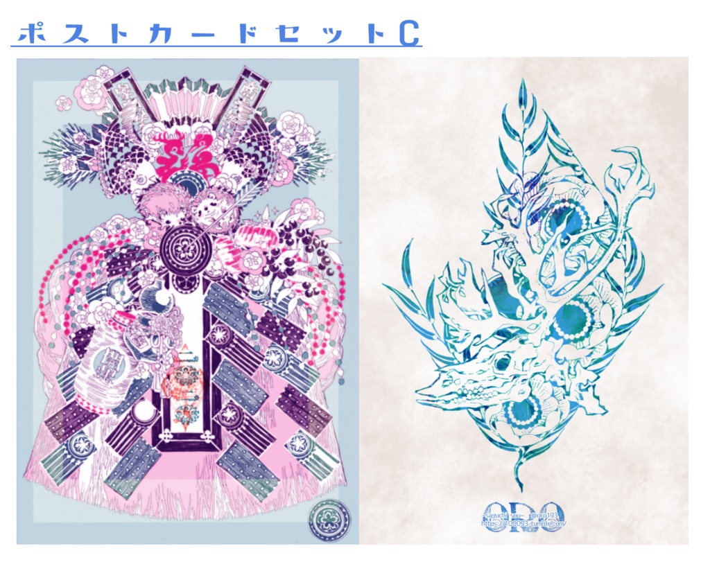 【オリジナル】ポストカードセット3種