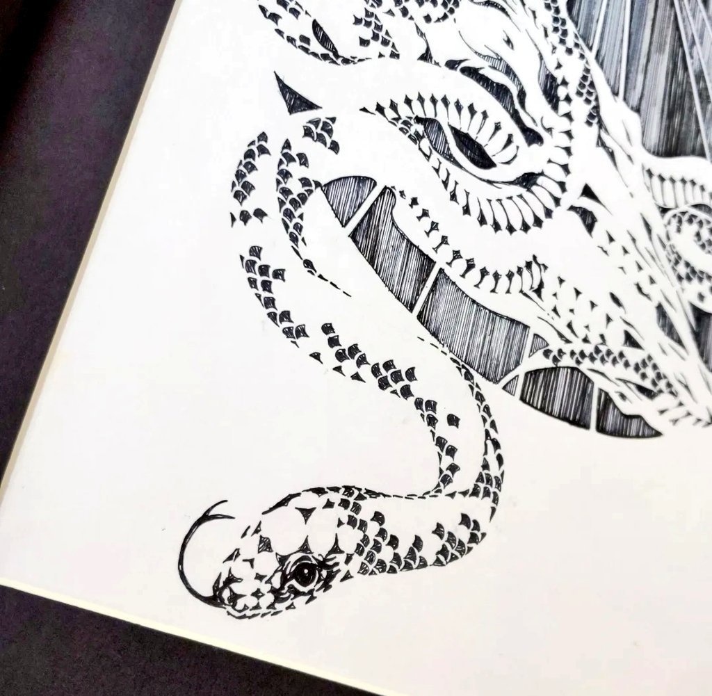 モノクロ原画 「火肉」