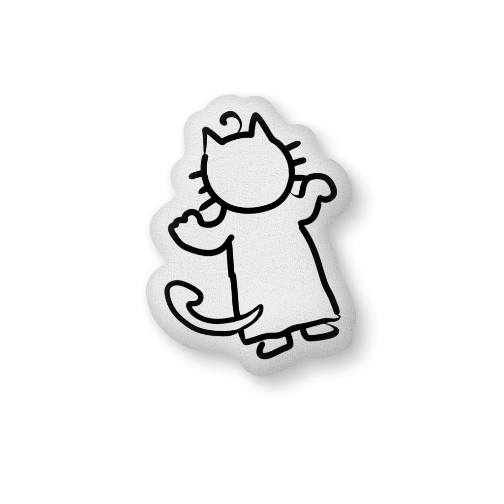 ふかふかにゃんぽこクッション