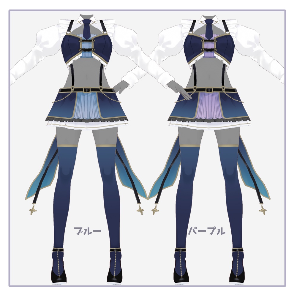 MYKプロデュースアイドル風衣装2【 #VRoid 衣装】