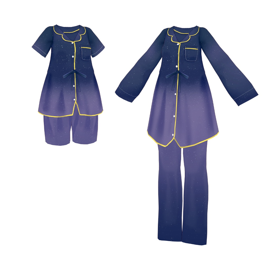 星空パジャマ~正式版リメイク~【 #VRoid 衣装】