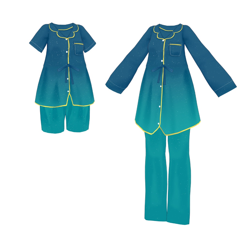 星空パジャマ~正式版リメイク~【 #VRoid 衣装】