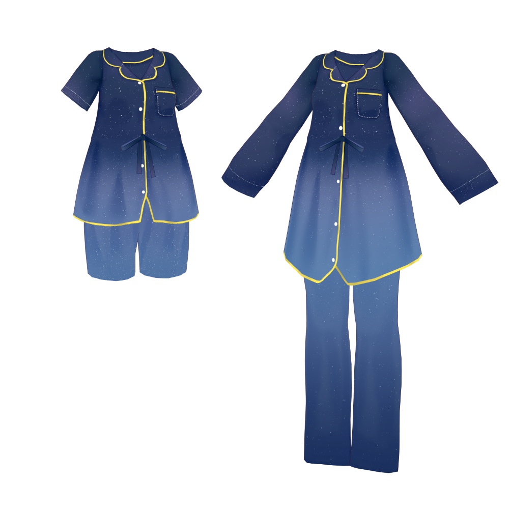 星空パジャマ~正式版リメイク~【 #VRoid 衣装】