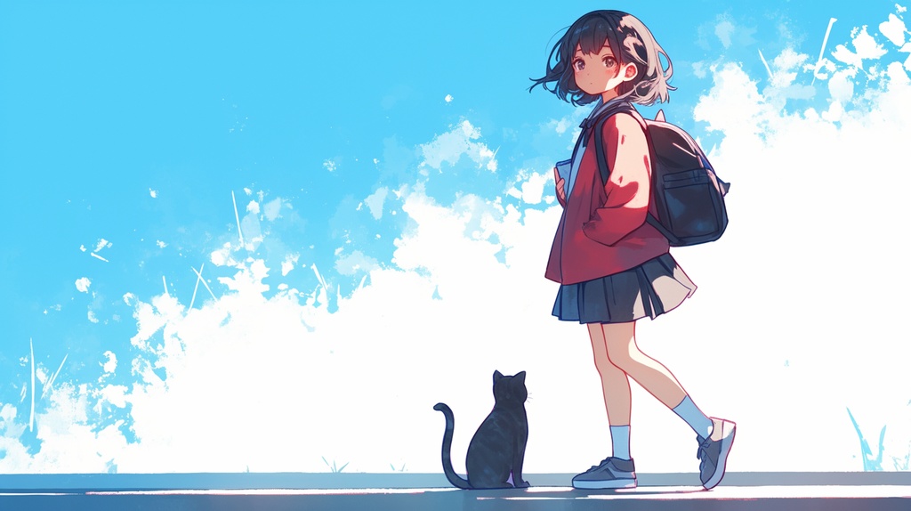猫のしっぽに希望ひっかけて