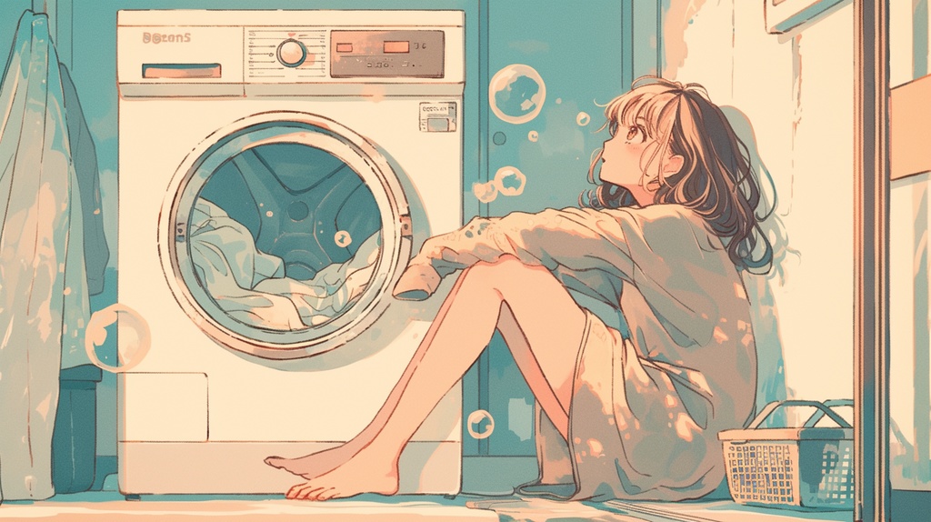 今日も働く洗濯機