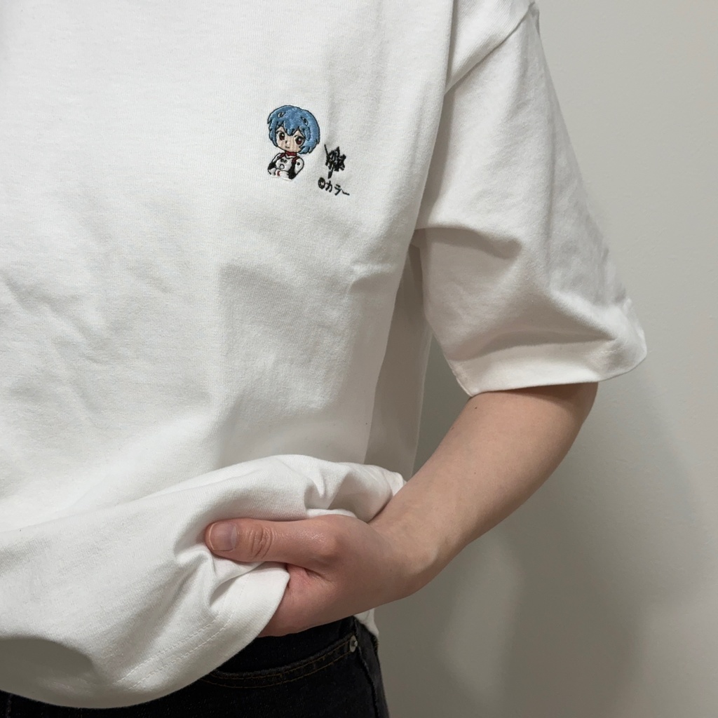 刺繍入りTシャツ_レイ
