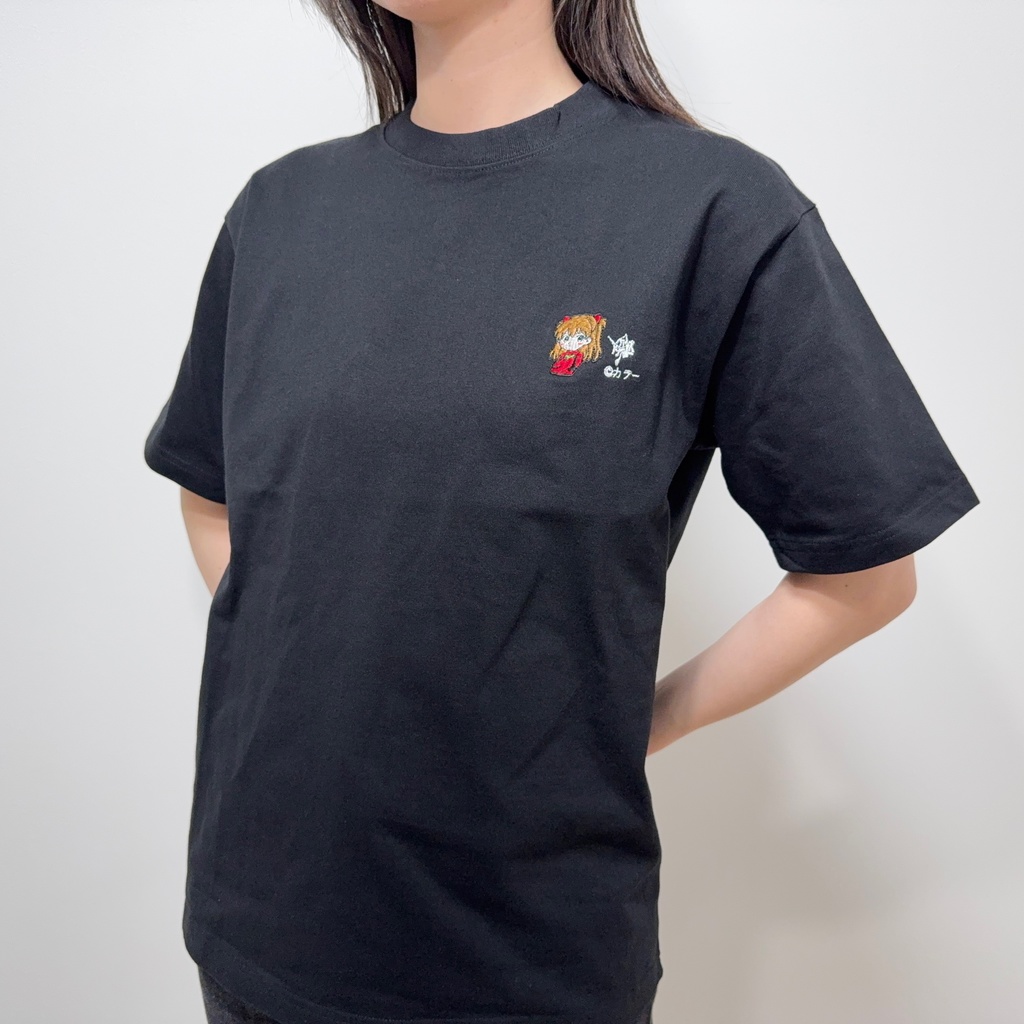 刺繍入りTシャツ_アスカ