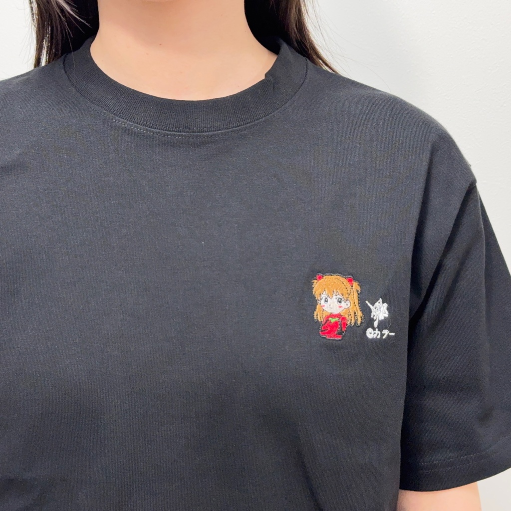 刺繍入りTシャツ_アスカ