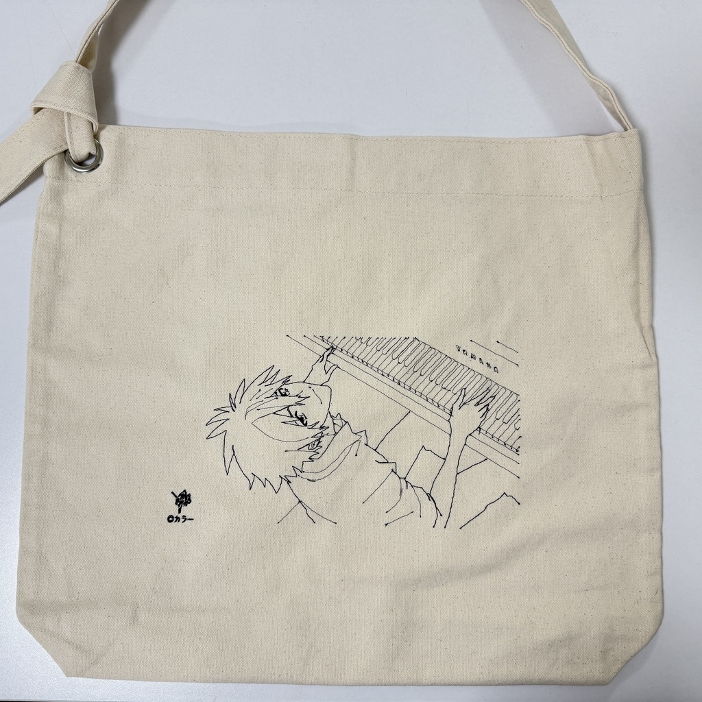 刺繍入りトートバッグ_カヲル