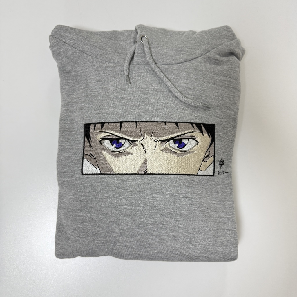 刺繍入りパーカー_シンジ