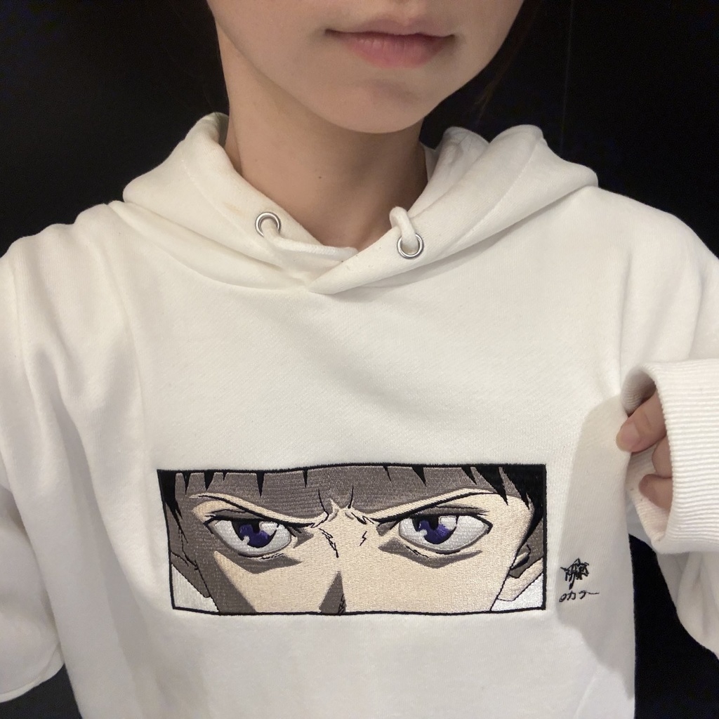 刺繍入りパーカー_シンジ