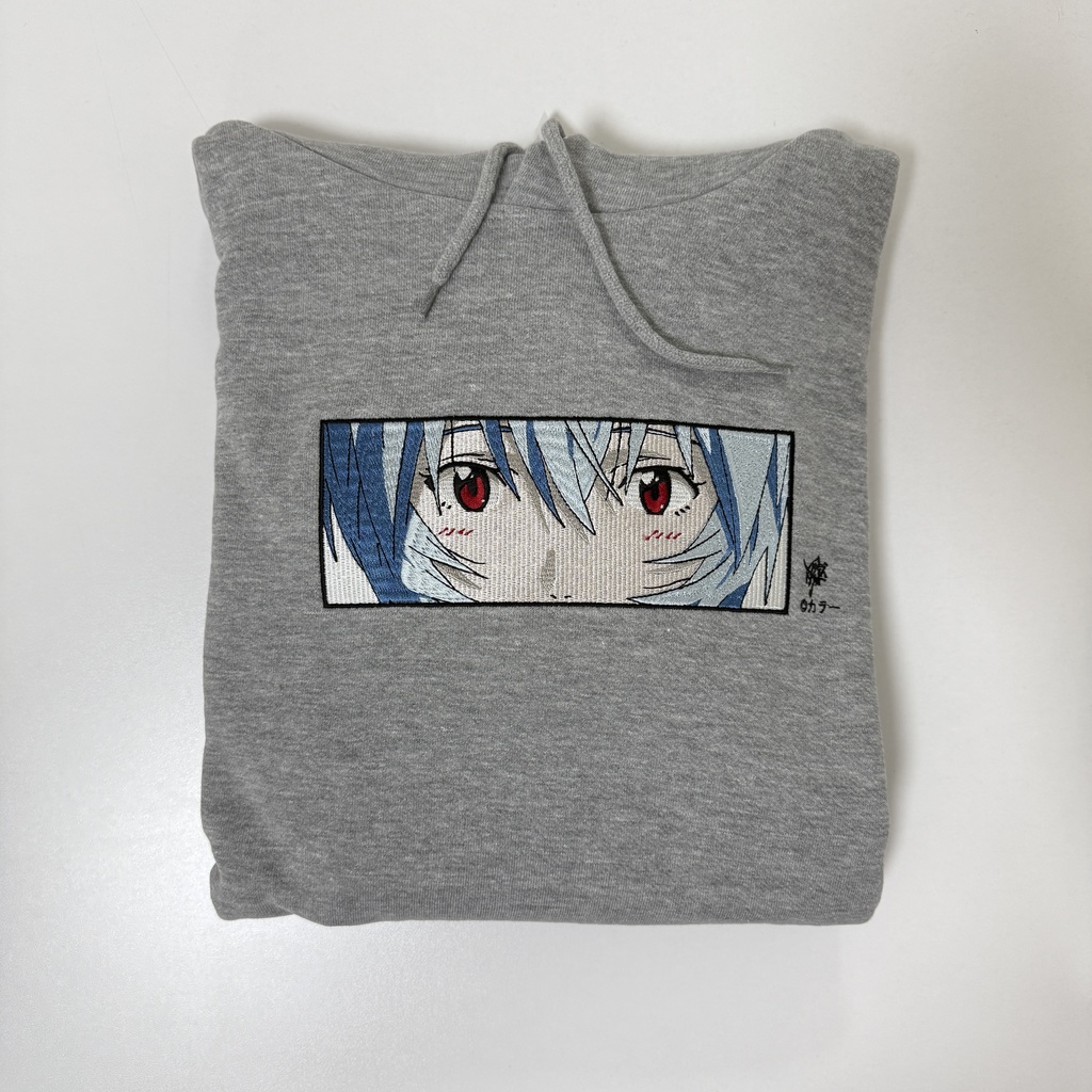 刺繍入りパーカー_レイ