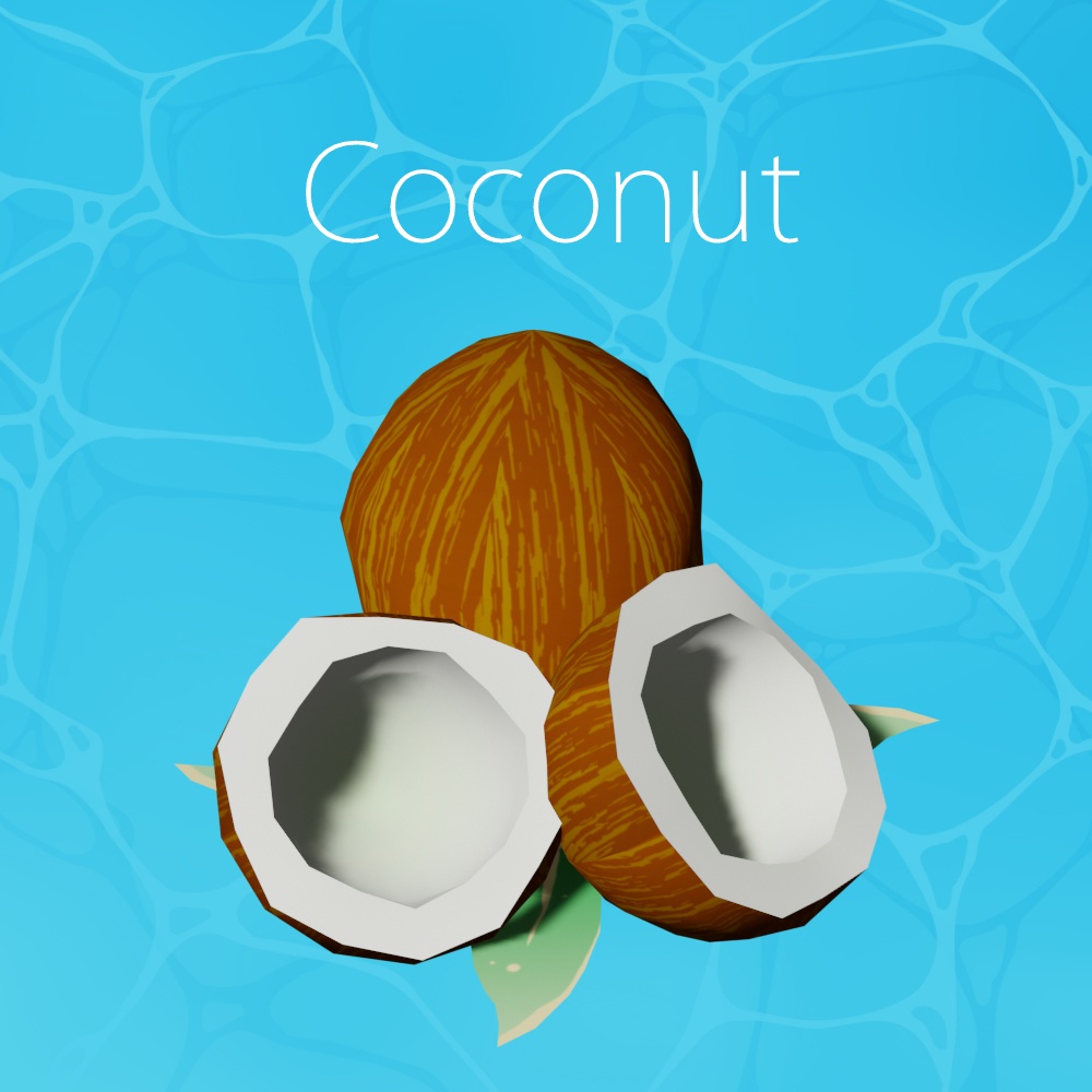 海辺のアイテムパック -Beach Items- 3Dmodel