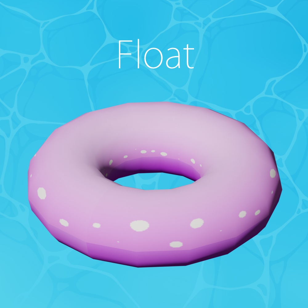 海辺のアイテムパック -Beach Items- 3Dmodel