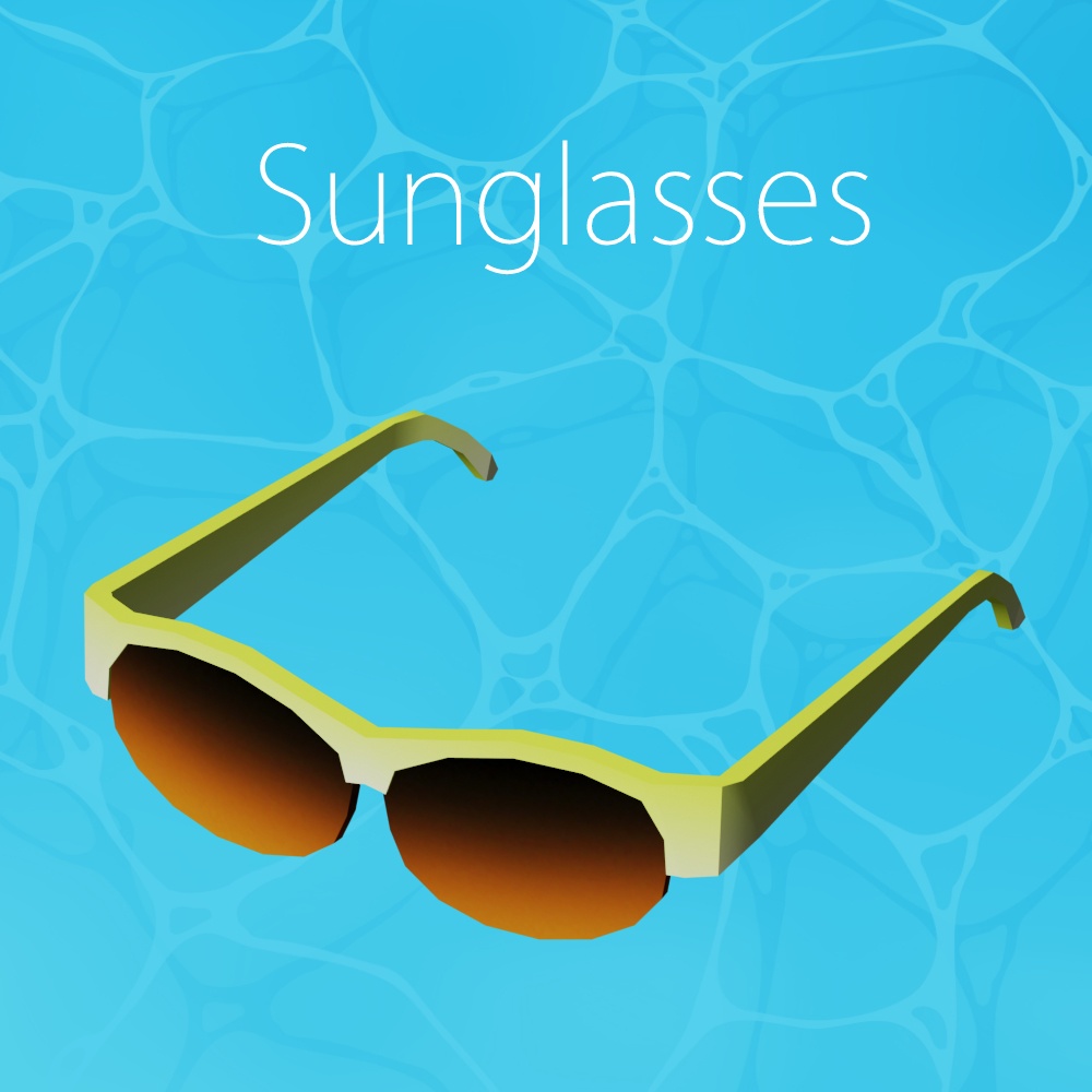 海辺のアイテムパック -Beach Items- 3Dmodel