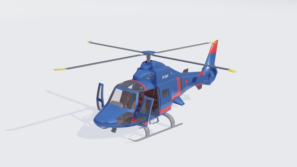 ヘリコプター Helicopter -3dmodel-