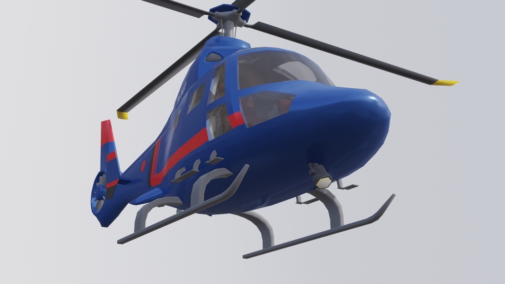 ヘリコプター Helicopter -3dmodel-