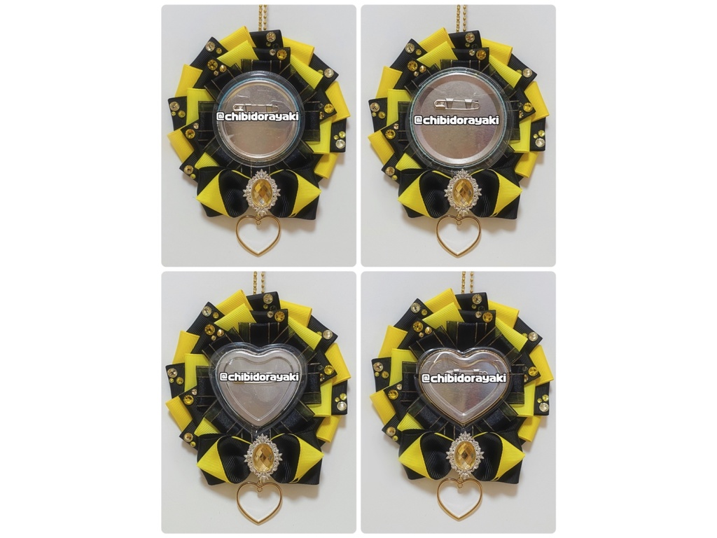 缶バッジ用ロゼット ロゼット オーダー オーダーロゼット 痛ロゼット ロゼットオーダー 2