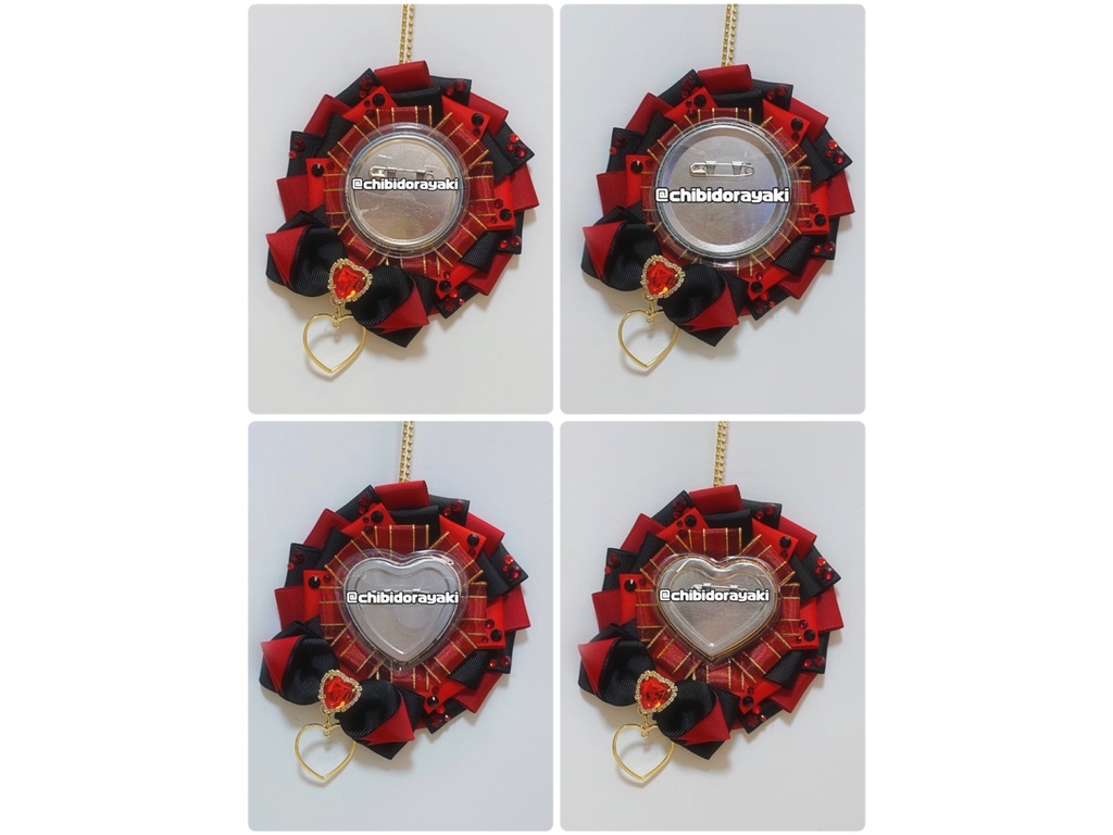 缶バッジ用ロゼット ロゼット オーダー オーダーロゼット 痛ロゼット ロゼットオーダー 3