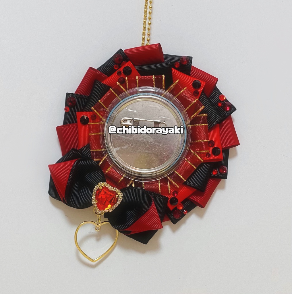 缶バッジ用ロゼット ロゼット オーダー オーダーロゼット 痛ロゼット ロゼットオーダー 3