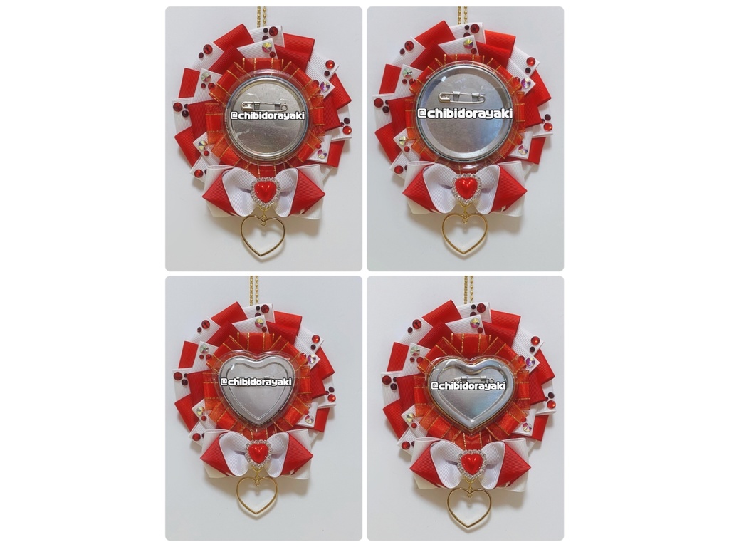 缶バッジ用ロゼット ロゼット オーダー オーダーロゼット 痛ロゼット ロゼットオーダー 4