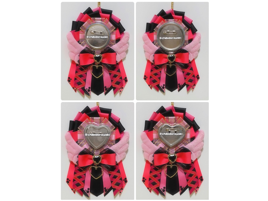 缶バッジ用ロゼット ロゼット オーダー オーダーロゼット 痛ロゼット ロゼットオーダー 5