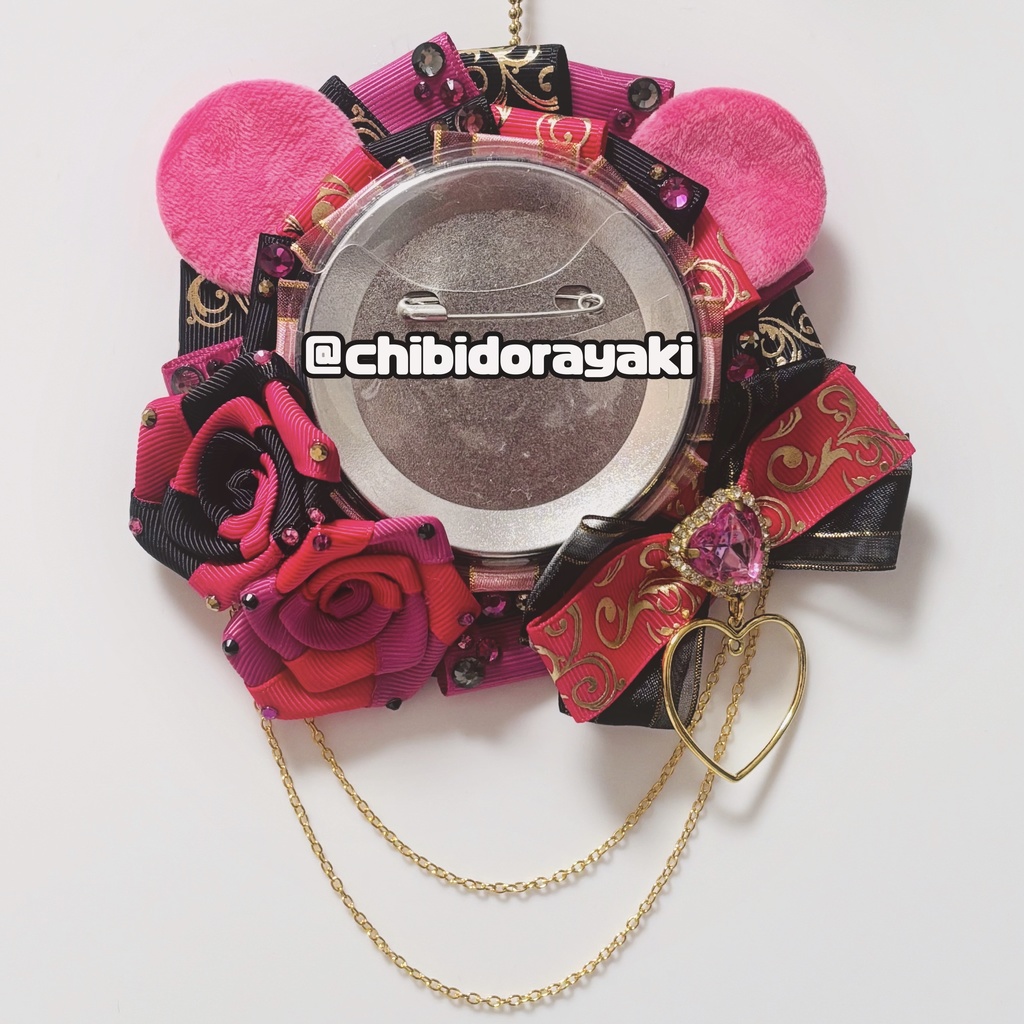 缶バッジ用ロゼット ロゼット オーダー オーダーロゼット 痛ロゼット ロゼットオーダー