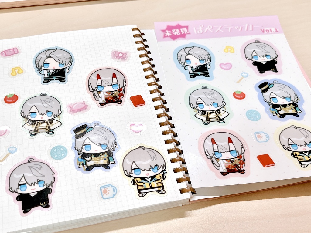 未発見ぱぺステッカーシート