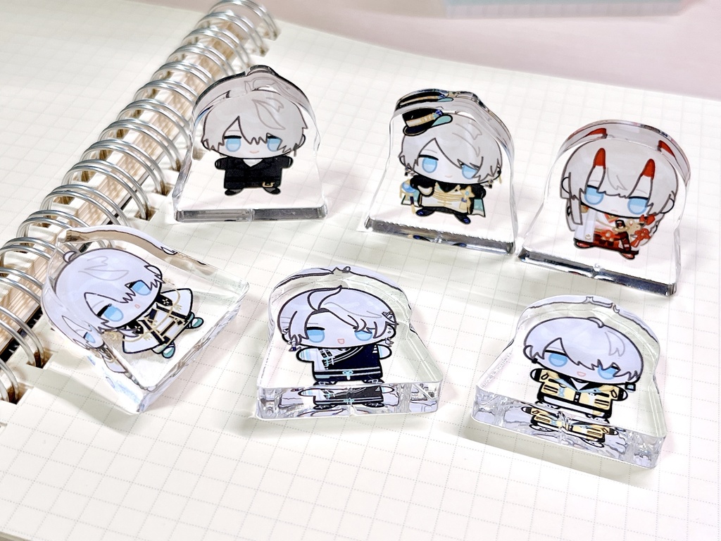 未発見ぱぺアクリルブロック / ダイカットステッカー