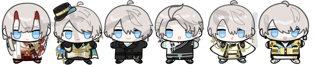 未発見ぱぺアクリルブロック / ダイカットステッカー