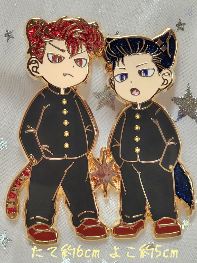 洋&花 蓄光エナメルピンズ