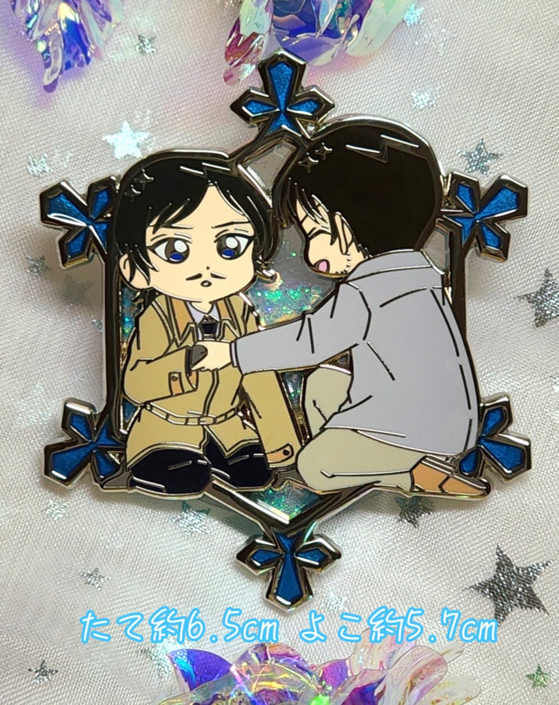 邂逅の夢 蓄光流砂エナメルピンズ